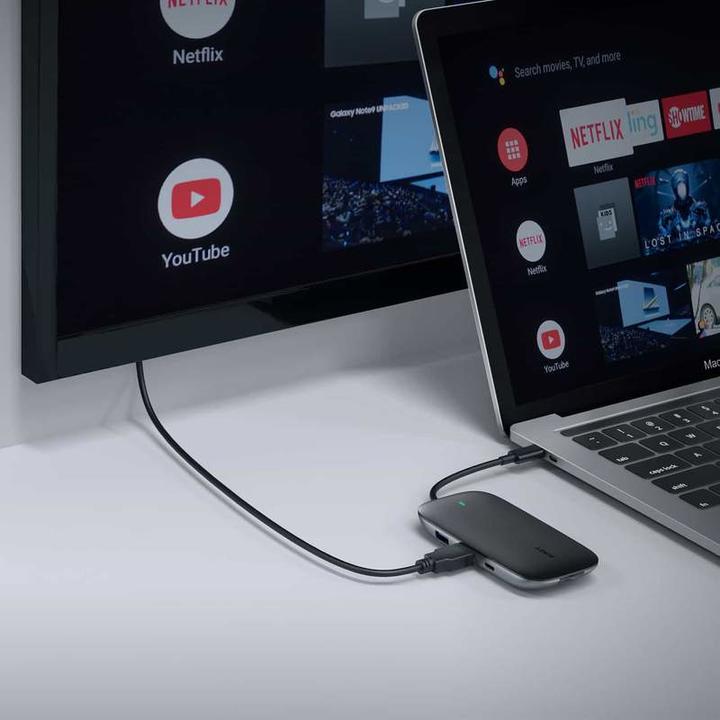 Image du produit Aukey I/O-HUB USB3 3PORT CB-C71/LLTSN1001018 (USB-C, 8 Ports)