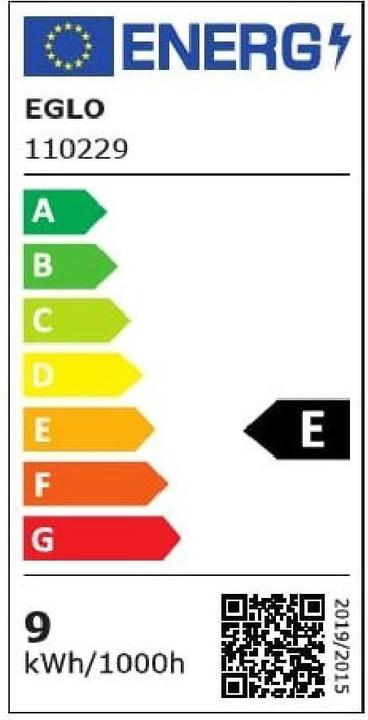 Energy Label EGLO LED light source R7S (R7s, 9 W, 1055 lm, 1 x, E)