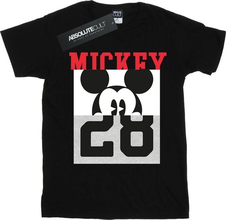 Actual product image Disney Womens/Ladies Mickey Mouse Notorious Split Cotton Boyfriend T-Shirt (3XL)