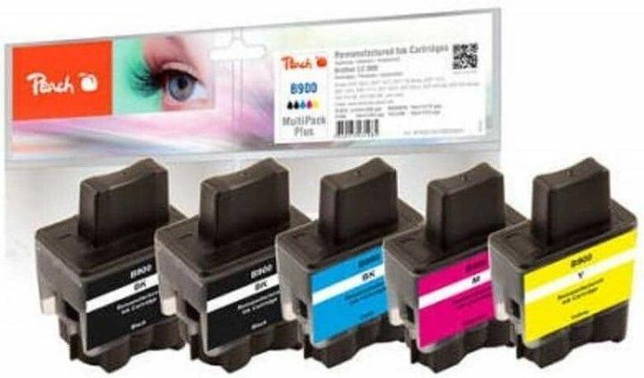Immagine prodotto Peach Inchiostro Brother LC-900 2x BK, C, M, Y (M, C, FC, Y)