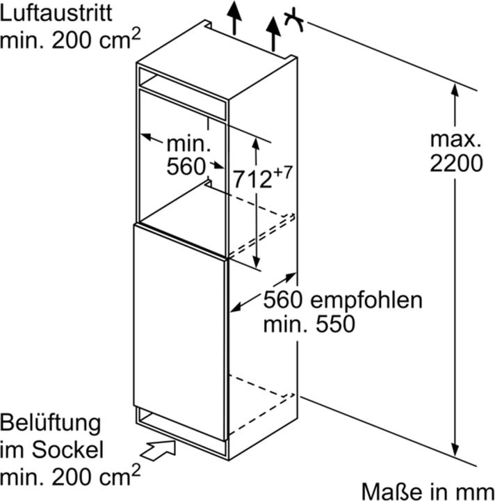 Actual product image Bosch Hausgeräte GIV11AFE0 (Installation, 72 l)