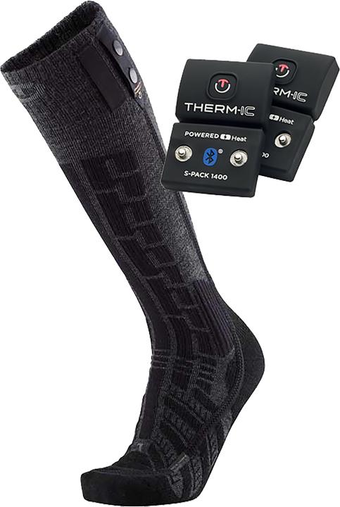 Therm-ic Ultra Warm Comfort Socken S.E.T. SPack 1400 BT (Grösse: 35.0 - 36.0, black/grey) (35 - 36)
