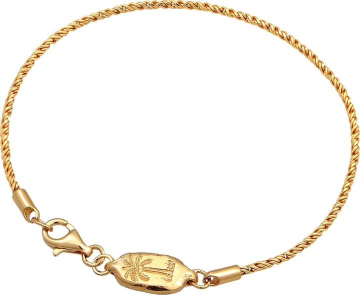 Produktbild Haze & Glory Armband Herren Kordelkette - Paradise 925 Silber oxidiert (23 cm, 925er Sterling Silber)