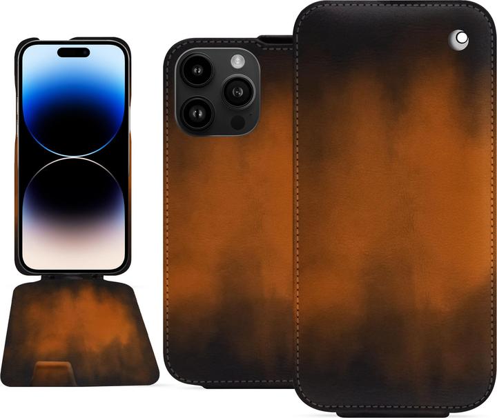 Actual product image Noreve Vertical leather shell (Apple iPhone 15 Pro Max)