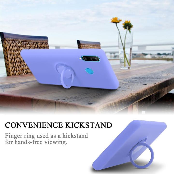 Actual product image Cadorabo TPU Liquid Ring Silicone Case Cover (Huawei P30 Lite)