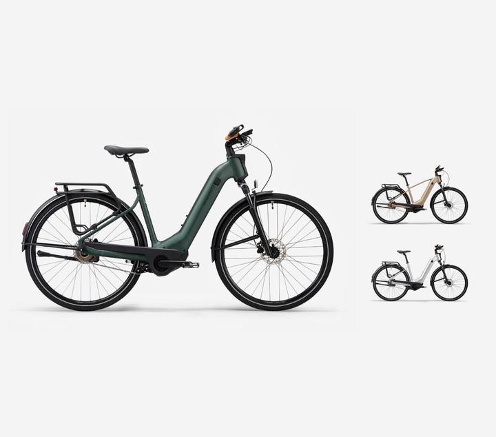 Actual product image Rockrider E-bike trekking bike 28 inch E-ACTV 900 automatic transmission low entry - grey