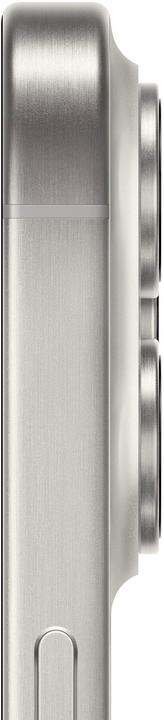 Produktbild Apple iPhone 15 Pro (128 GB, White Titanium, 6.10", SIM + eSIM, 48 Mpx, 5G)