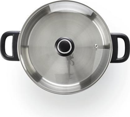 Actual product image Beka Faitout + couvercle Polo 24 cm (24 cm, Pot, Stainless steel)