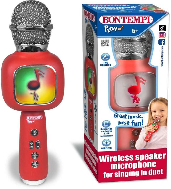 Produktbild Bontempi Karaoke Mikrofon rot