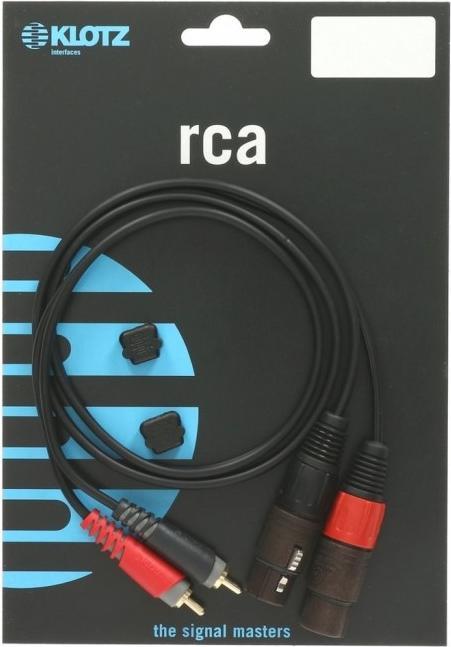 Produktbild Klotz Kabel AT-CF0100 Cinch-XLR (f) 1m (1 m, XLR)