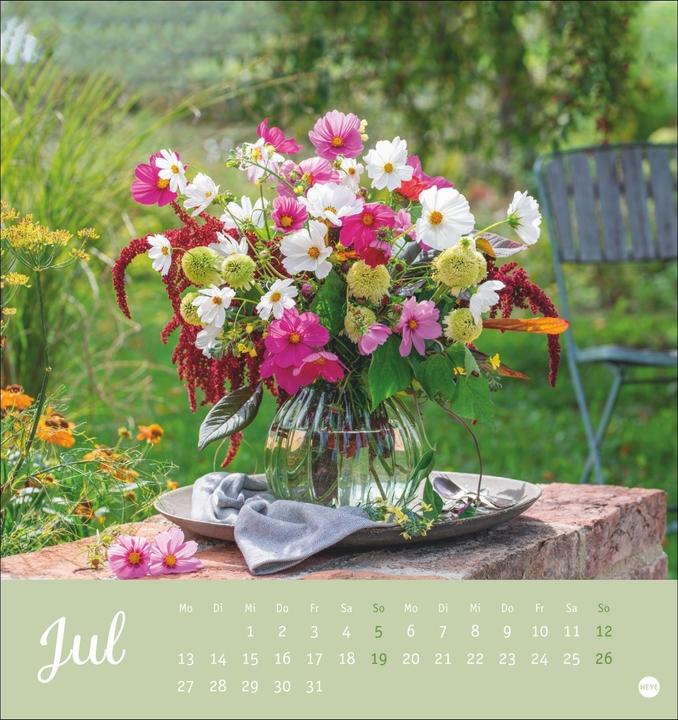 Productafbeelding Herzliche Blumengrüsse Postkartenkalender 2026 (Hardcover, Duits)