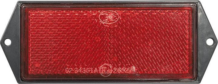 Produktbild ProPlus Reflektor rot 104x40mm Schraubbefestigung 2 Stück im Blister