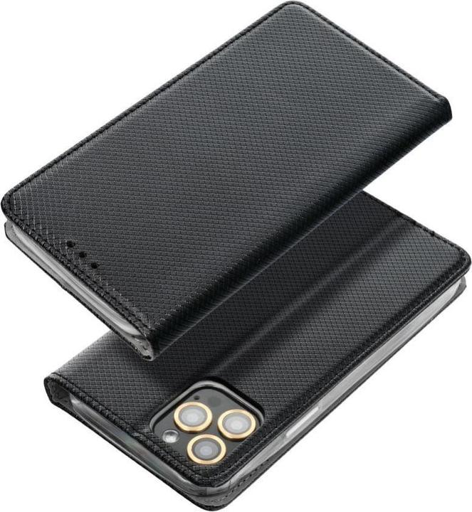 Actual product image OEM Back panel cover SMART CASE Book for REALME NOTE 50 black (Realme Note 50)