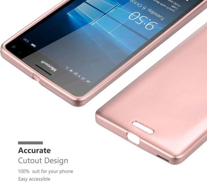 Image du produit Cadorabo Couverture métallique mate TPU (Nokia Lumia 950 XL)