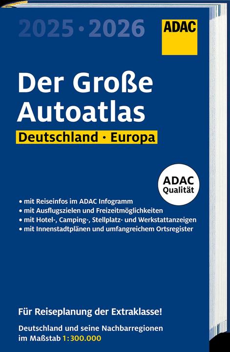 Energy Label ADAC AutoAtlas Deutschld.Eur. 2025/2