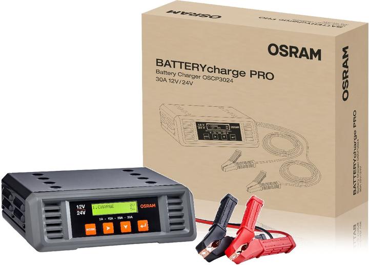 Produktbild Osram Batterieladegerät 30A (12V, 24V, 30 A)