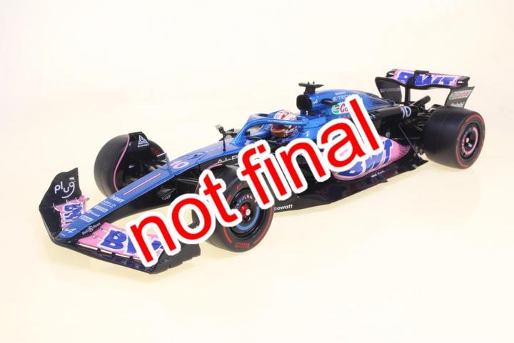 Actual product image Solido 1:18 Alpine A523 Dutch GP 2023