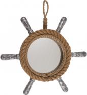 Image du produit Ootb gouvernail en bois avec miroir (47 x 32 cm)