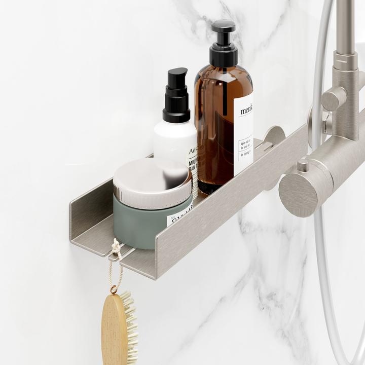 Produktbild Schulte Duschablage zum Kleben in Edelstahloptik Grösse S