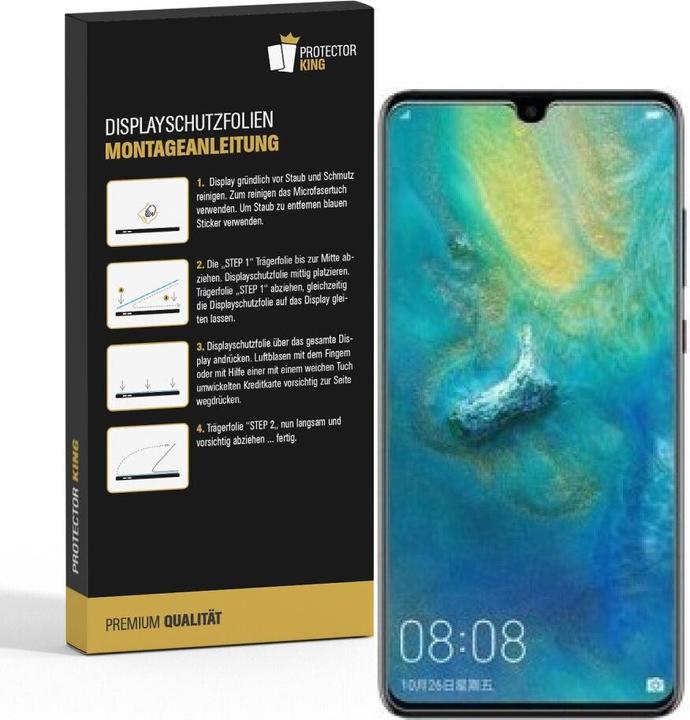 Actual product image Protectorking 6x Panzerfolie Anti-Shock matt entspiegelt (6 Piece, Mate 20 X)