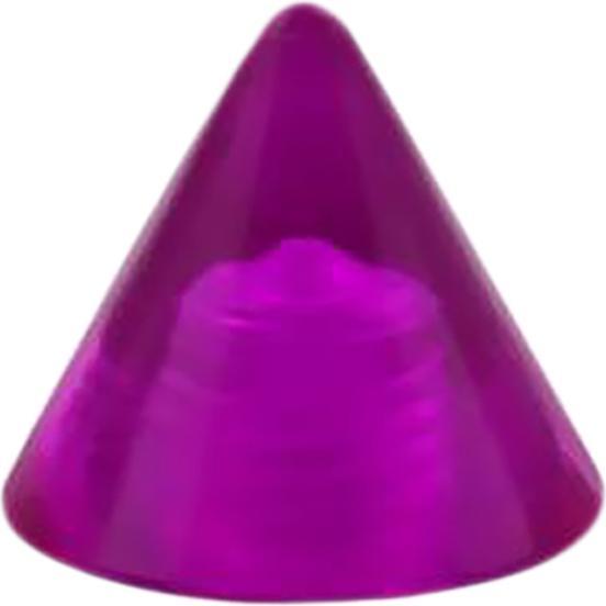 Produktbild Star Piercing Micro Cone violett transparent (Acryl, ohne Messing)