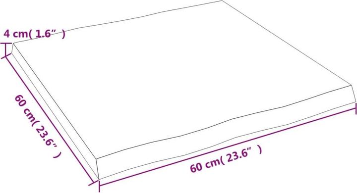 Immagine prodotto VidaXL Chaim (60 x 60 x 4 cm)