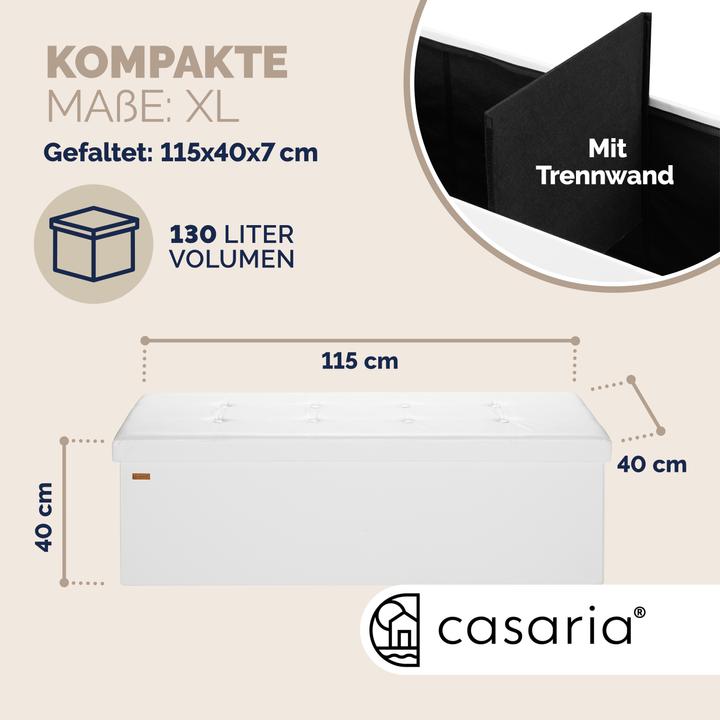 Produktbild Casaria Sitztruhe (115 cm)