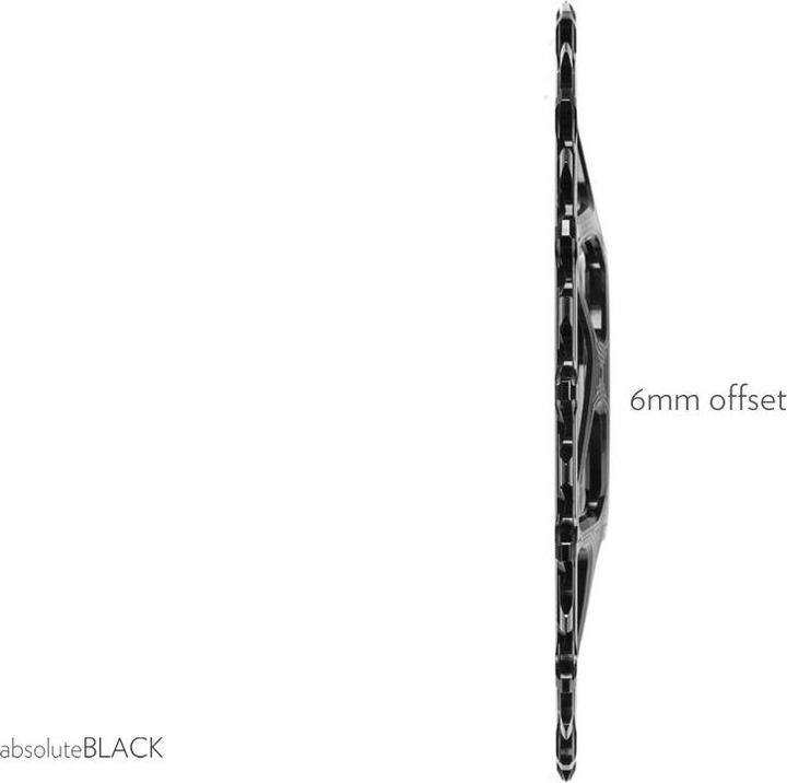 Produktbild AbsoluteBLACK OVAL Sram Direct Mount (6mm offset) (30)