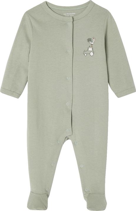 Produktbild Vertbaudet Bio-Kollektion: 2er-Pack Baby Strampler mit Bauernhoftieren (80)