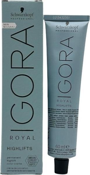 Actual product image Schwarzkopf Professional Schwarzkopf Igora Royal Highlifts 12-19 Special Blonde Cendré Violet 60 ml (12-19 Special blonde Cendré Purple)