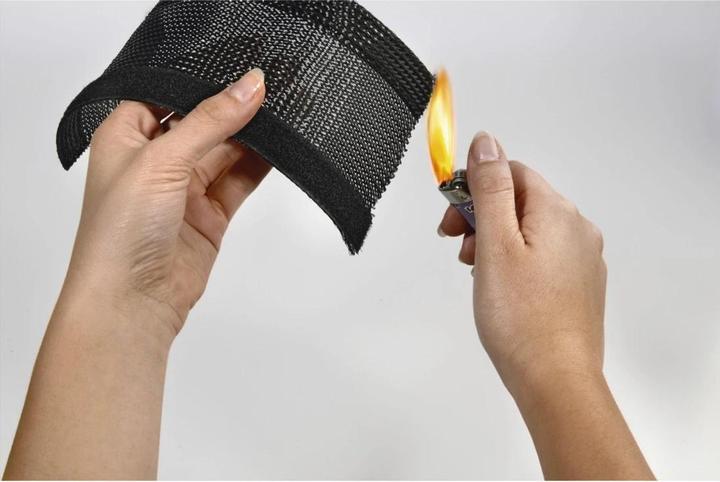 Actual product image Hama Flexible fabric cable conduit, universal, 20 - 40 mm, 1.8 m, black (Cable conduit, 180 cm)