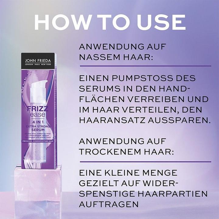 Produktbild John Frieda Frizz Ease - Original Extra Strong 4 in 1 Serum (50 ml)