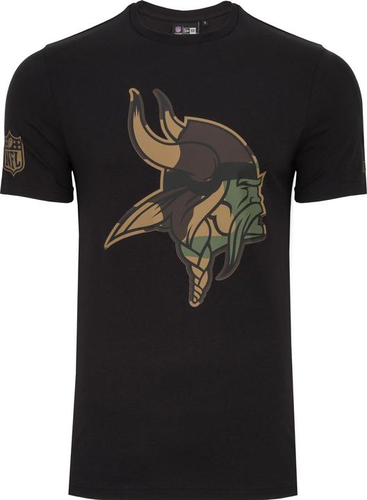 Produktbild New Era Shirt - NFL Minnesota Vikings schwarz / camo - XXL (XXL)