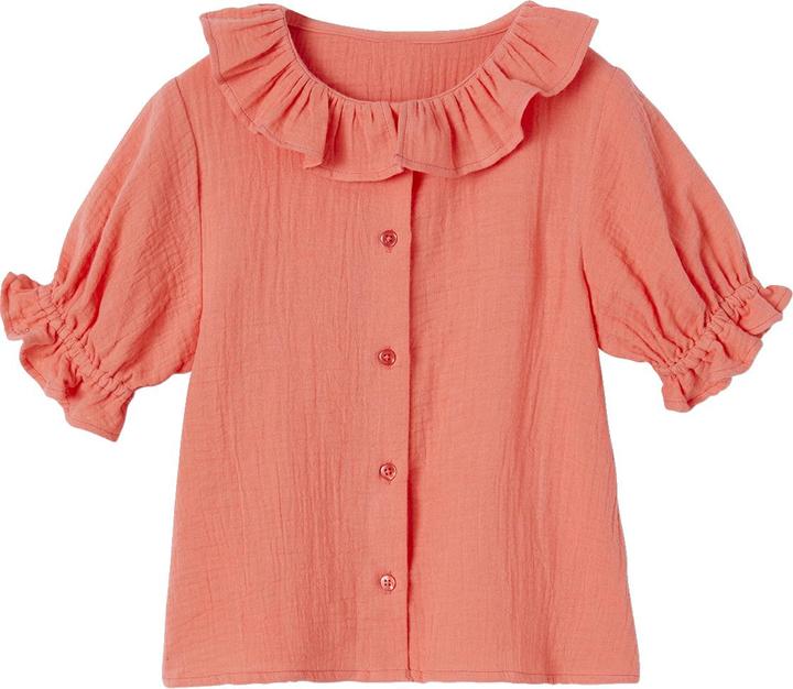 Image du produit Vertbaudet Blouse fille en mousseline avec col (104)