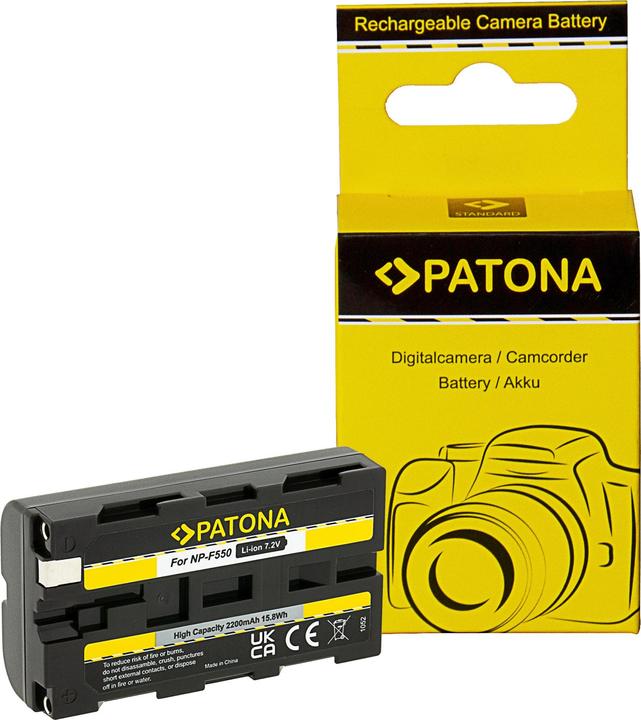Actual product image Patona battery f. Sony NP-F550 (Camera battery)