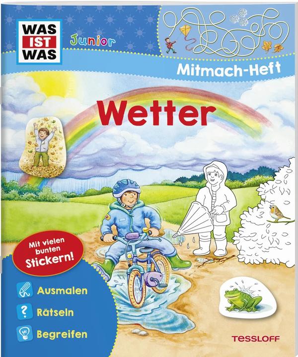 Actual product image Tessloff WAS IST WAS Junior Mitmach-Heft Wetter (German, Lisa Herden, Katja Pine, Hans-Günther Döring, Oliver Teschner, 2022)