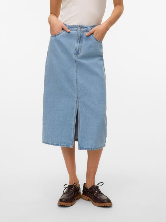 Produktbild Vero Moda VMVERI Hohe Taille Midirock Jeansrock (L)