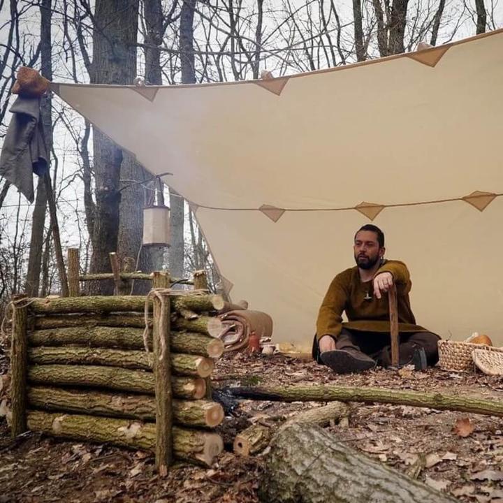 Produktbild Bushcraft Heavy Duty Canvas Tarp 3x3 m (Tarp, 3 kg, 2 Personen)