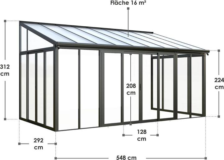 Image du produit Juskys Jardin d'hiver