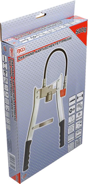 Actual product image BGS Two-Hand Cartridge Grease Gun 500 g