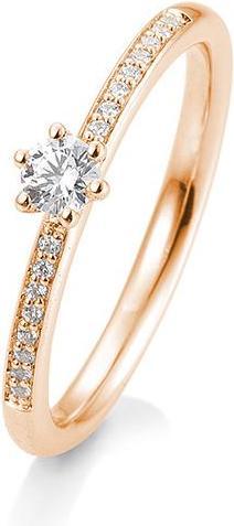Immagine prodotto Breuning Anello di fidanzamento con pavé (49, 585/14 K Oro)