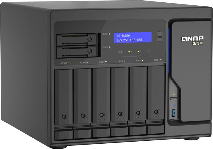 Actual product image QNAP TS-h886-D1602-8G (0 TB)