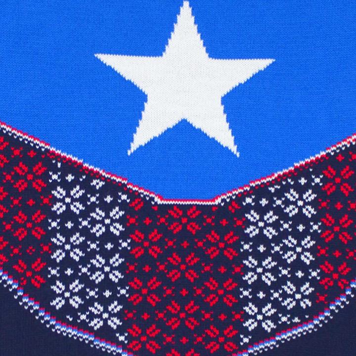 Immagine prodotto Captain America Felpa con design natalizio (M)