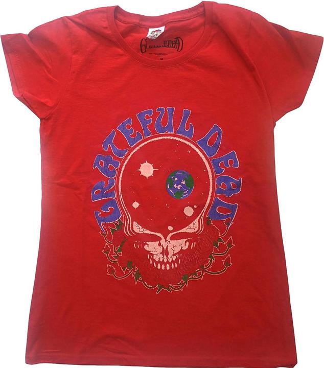 Grateful Dead Womens/Ladies Space Cotton Logo T-Shirt (S)