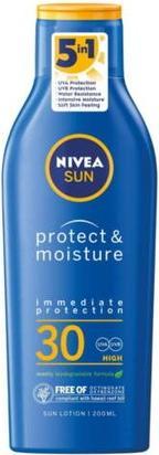 Immagine prodotto NIVEA Sole Protect & Moisture Idratante L (Crema solare, SPF 30, 200 ml)
