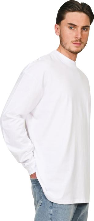 Actual product image Casual Classics Unisex Adult Extended Neckline Tall Oversized Long-Sleeved T-Shirt (XL)