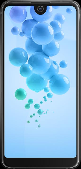 Actual product image Wiko View 2 Pro (64 GB, Charcoal, 6", Hybrid Dual SIM, 16 Mpx, 4G)