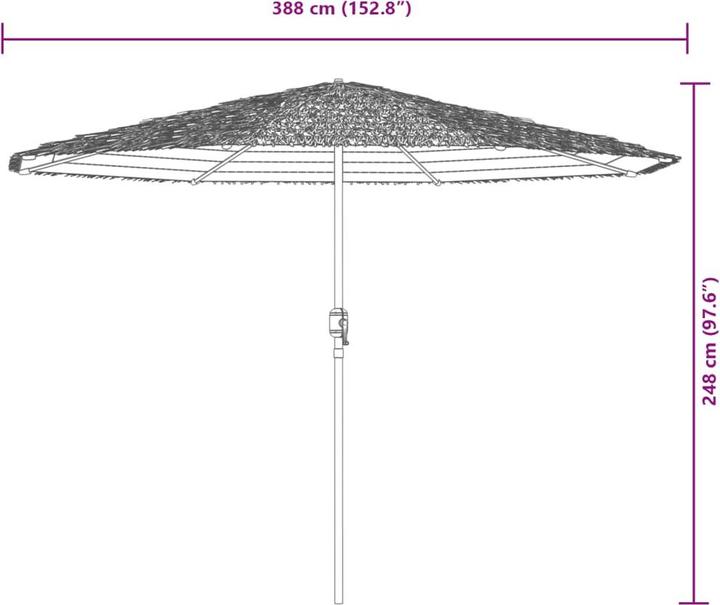 Immagine prodotto VidaXL Ombrellone con albero (3.88 m)