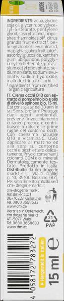 Image du produit dm alverde Crème pour les yeux Q10 (Crème, 15 ml, Jour + nuit)