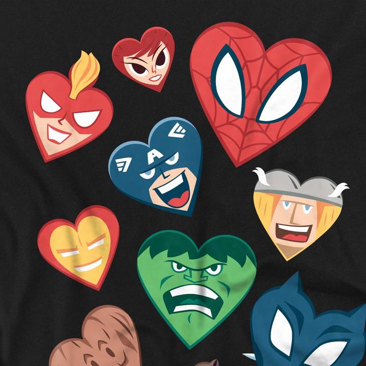 Immagine prodotto Marvel Maglietta San Valentino Cuori Adulto Unisex (L)